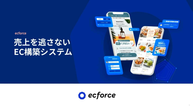 ecforceサービス資料 紹介スライド1
